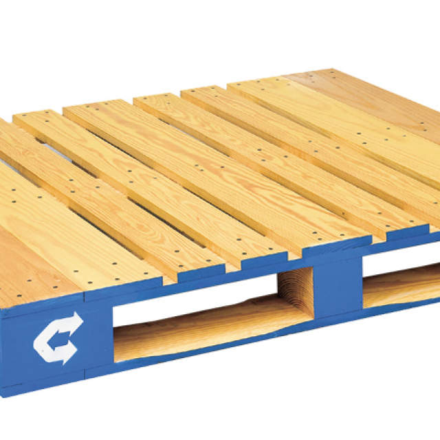 Palette à blocs en bois regroupée CHEP Canada